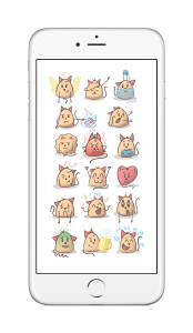 Stickers - iOS10 - Marshmallow Cat